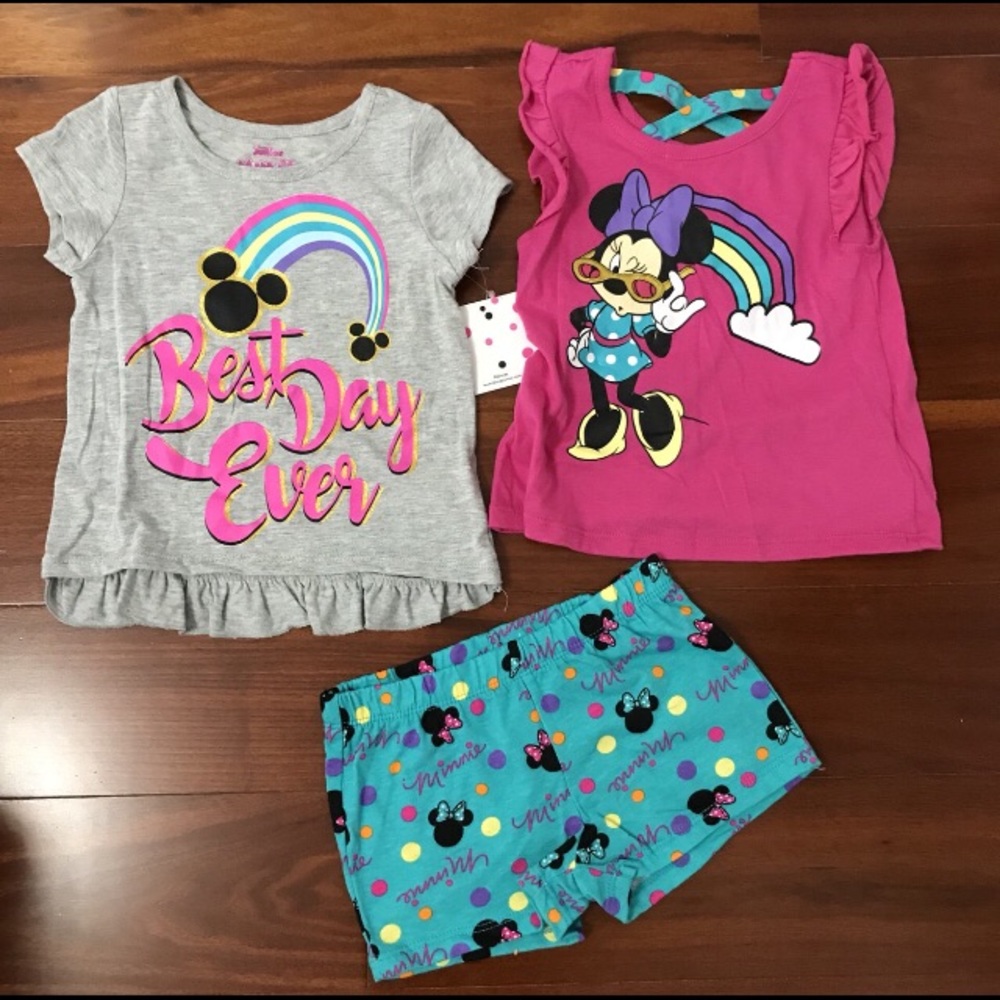 Disney Minnie Mickey Mouse Cute Outfit